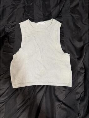 Double Zero Mystical Medium Knit Sleeveless Crop Top